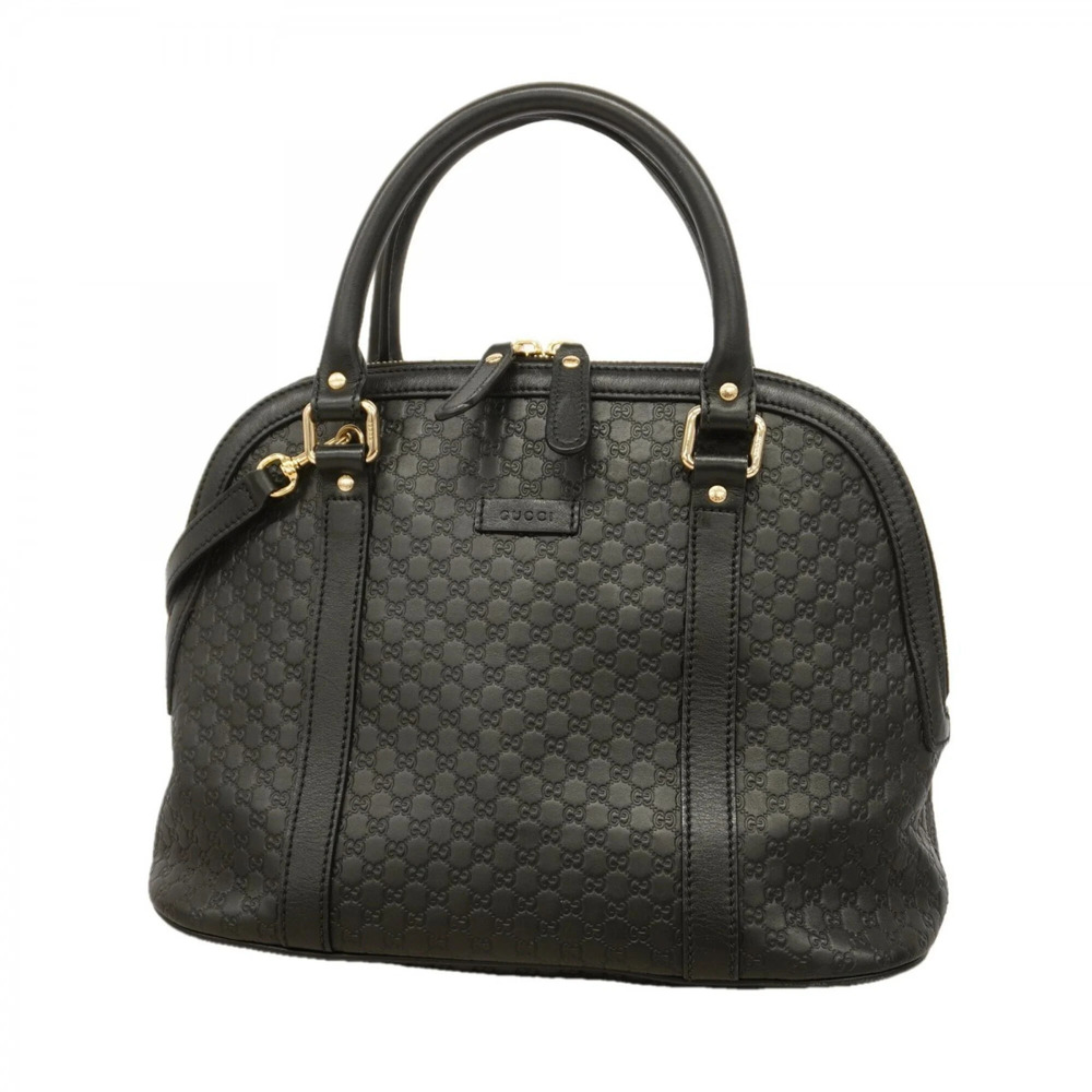GUCCI Authentic Black Leather Bag
